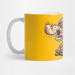 Crazy running mule Mug